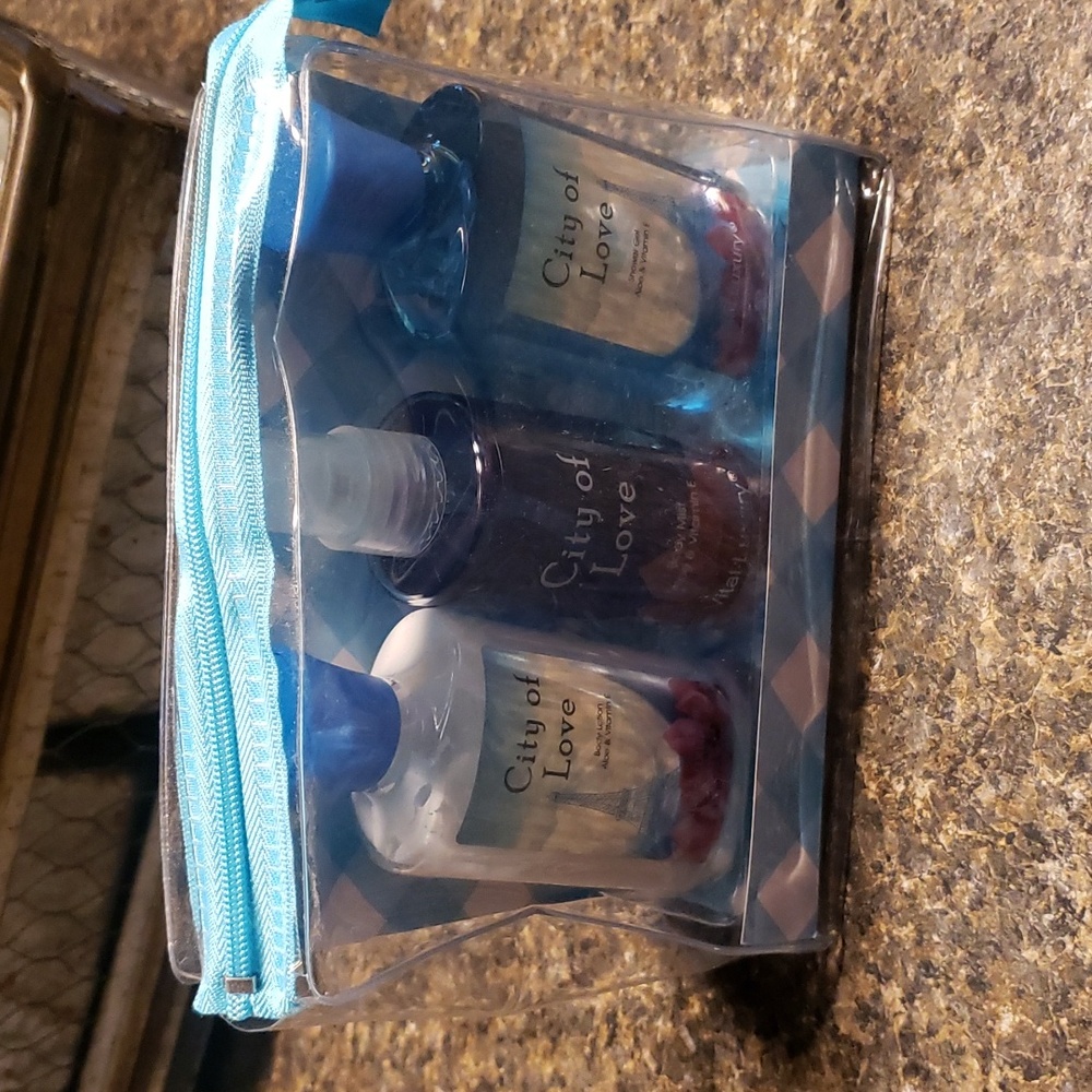 City of love body mist and  Lotion and shower gel